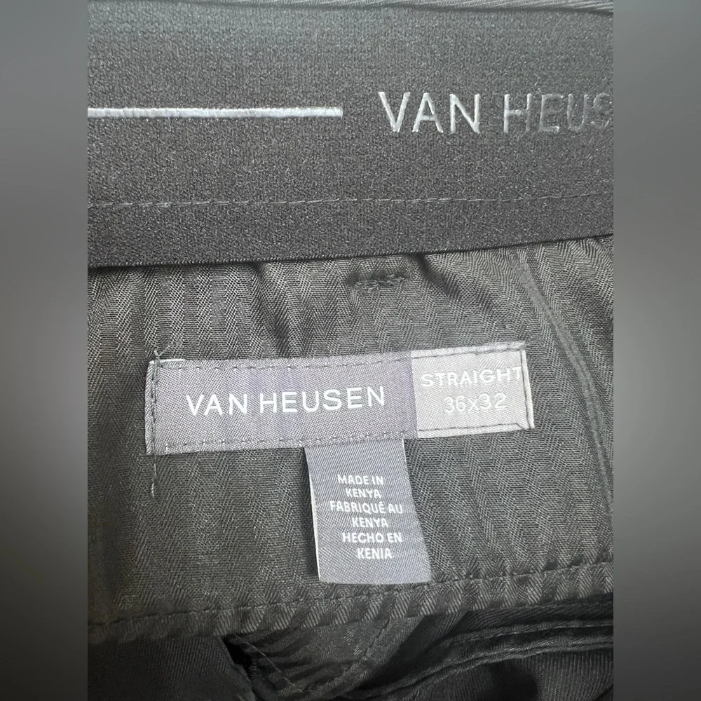 Van Heusen Black Dress Pants Slim Fit